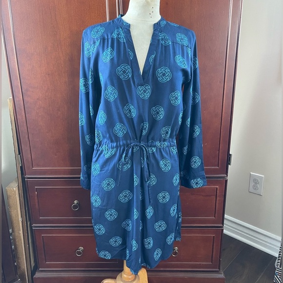 Escapada Dress blue printed size small - Picture 1 of 5
